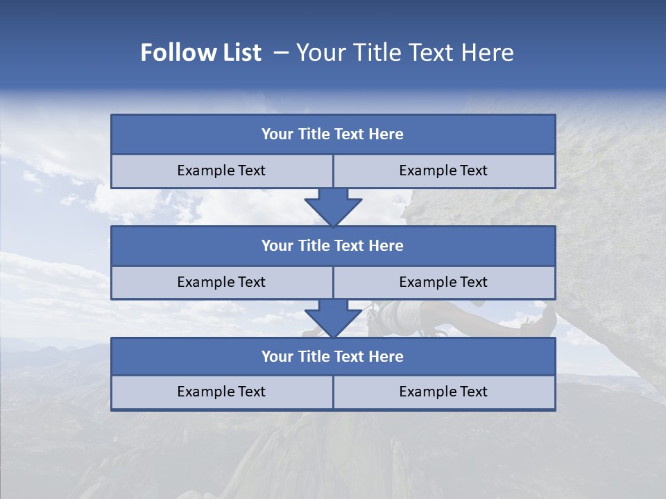 Risk Dangle Fear PowerPoint Template
