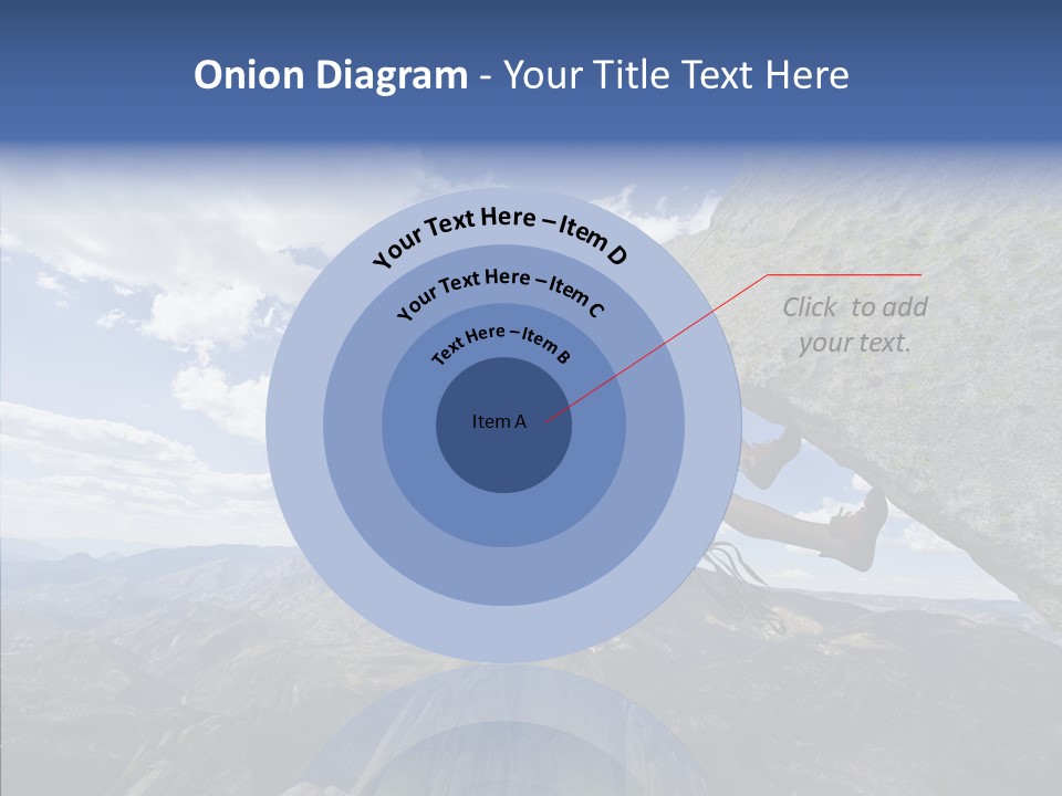 Risk Dangle Fear PowerPoint Template