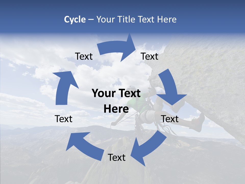 Risk Dangle Fear PowerPoint Template