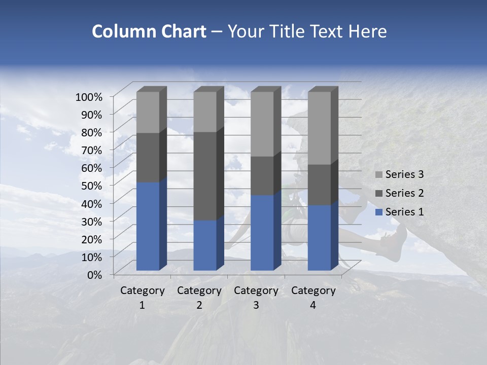 Risk Dangle Fear PowerPoint Template