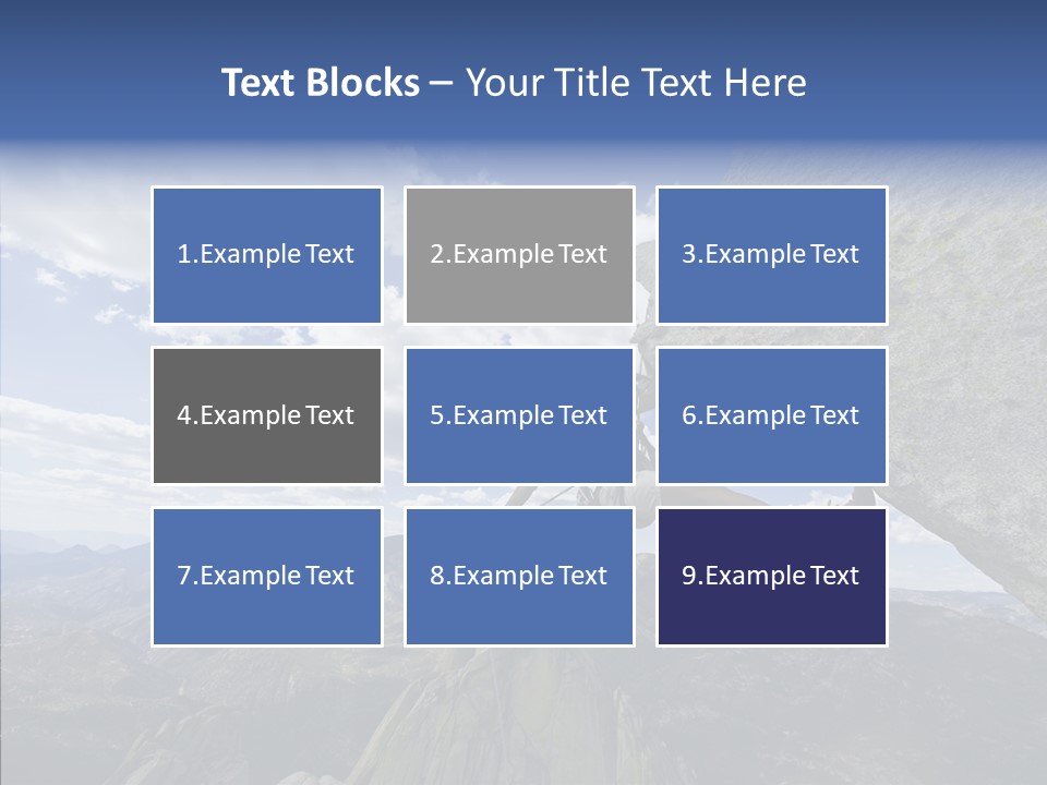 Risk Dangle Fear PowerPoint Template