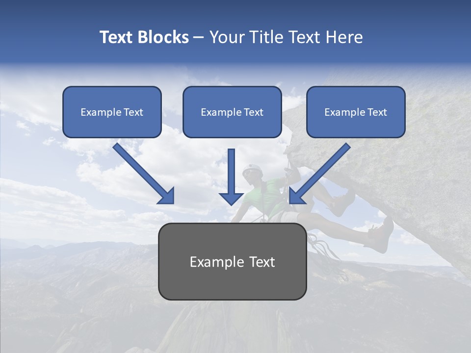 Risk Dangle Fear PowerPoint Template