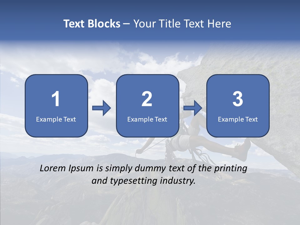 Risk Dangle Fear PowerPoint Template