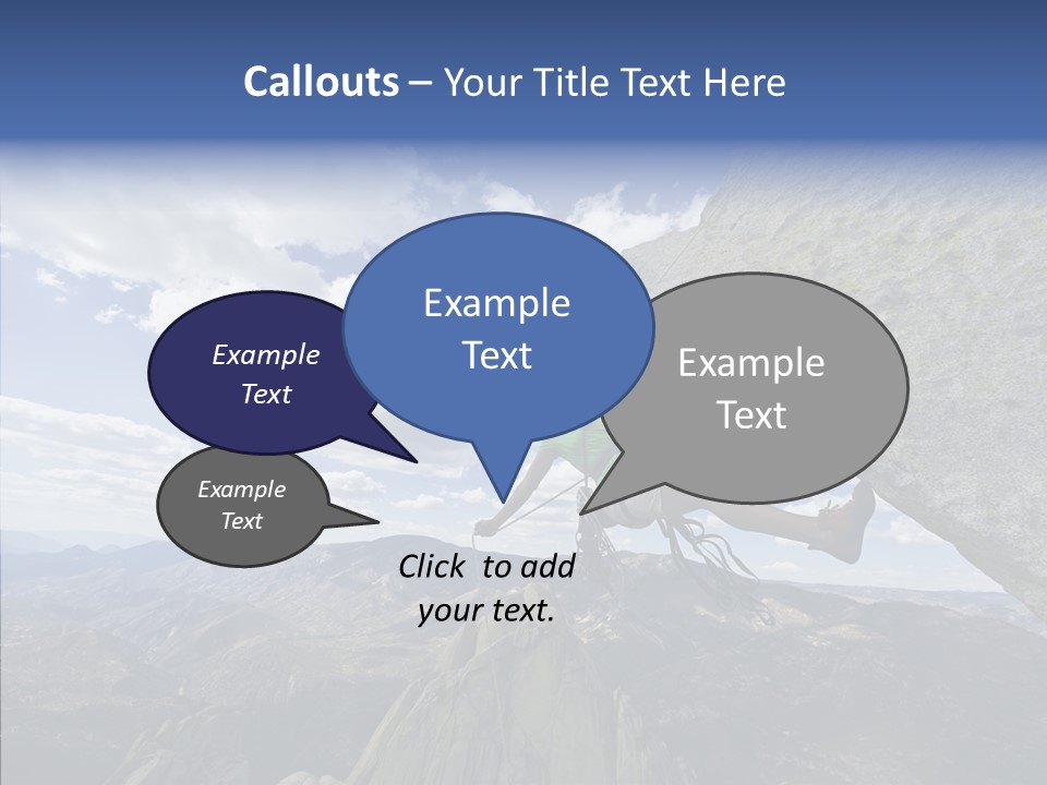 Risk Dangle Fear PowerPoint Template