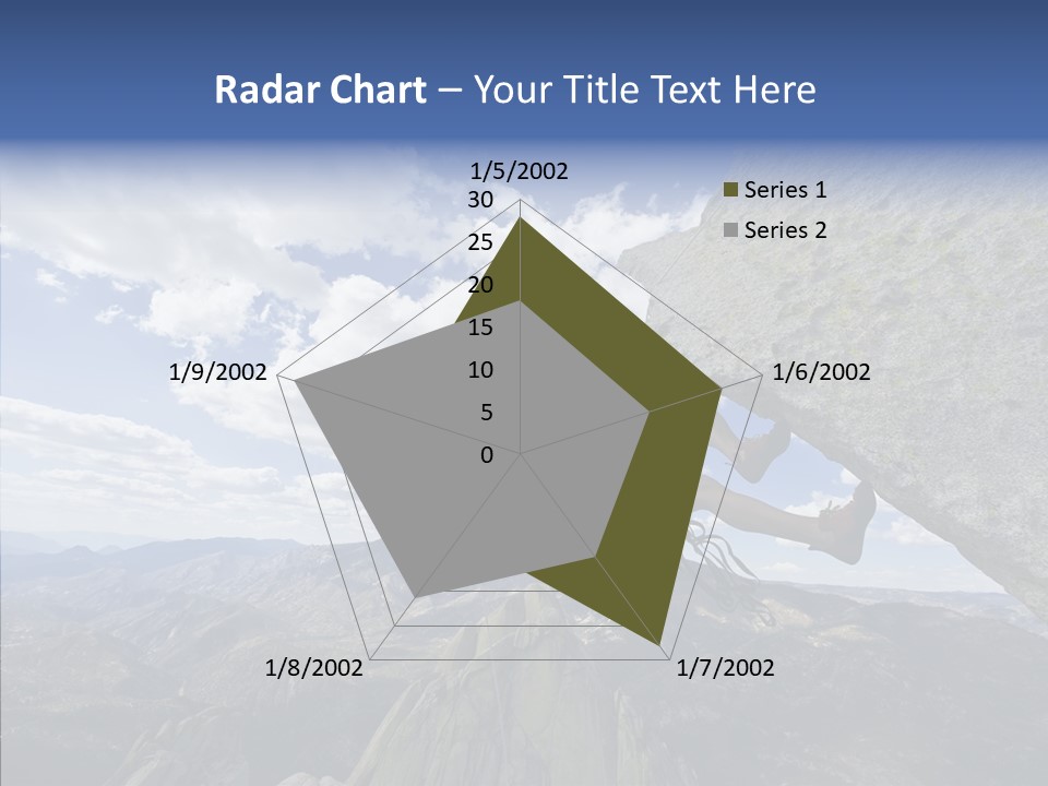 Risk Dangle Fear PowerPoint Template