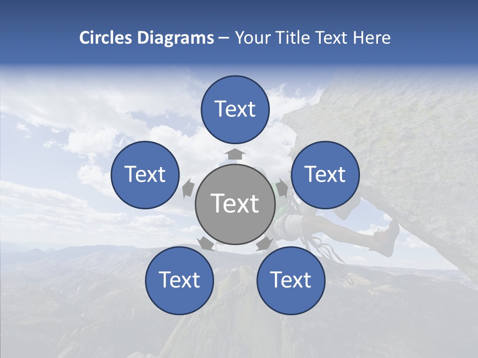 Risk Dangle Fear PowerPoint Template