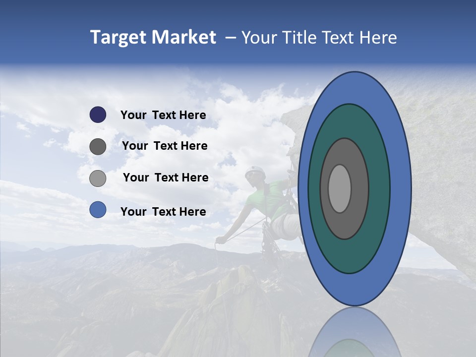 Risk Dangle Fear PowerPoint Template