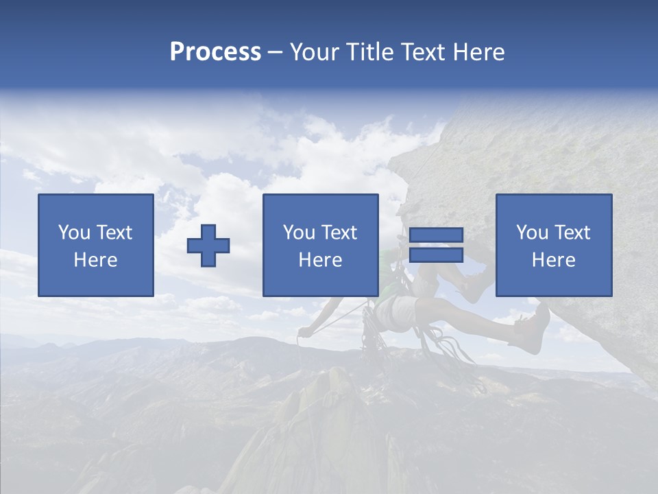 Risk Dangle Fear PowerPoint Template