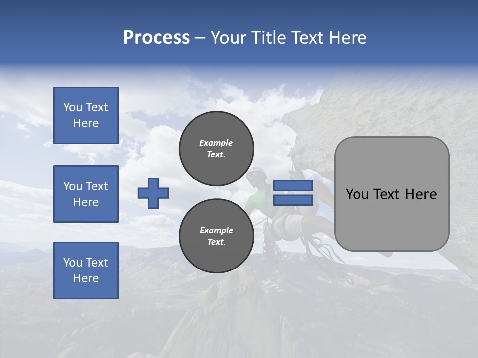 Risk Dangle Fear PowerPoint Template