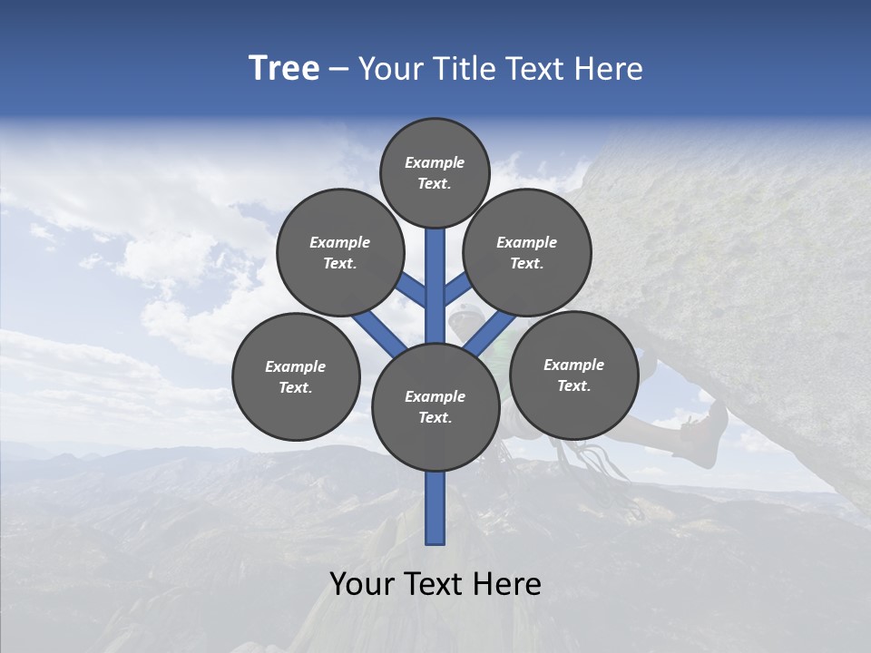 Risk Dangle Fear PowerPoint Template