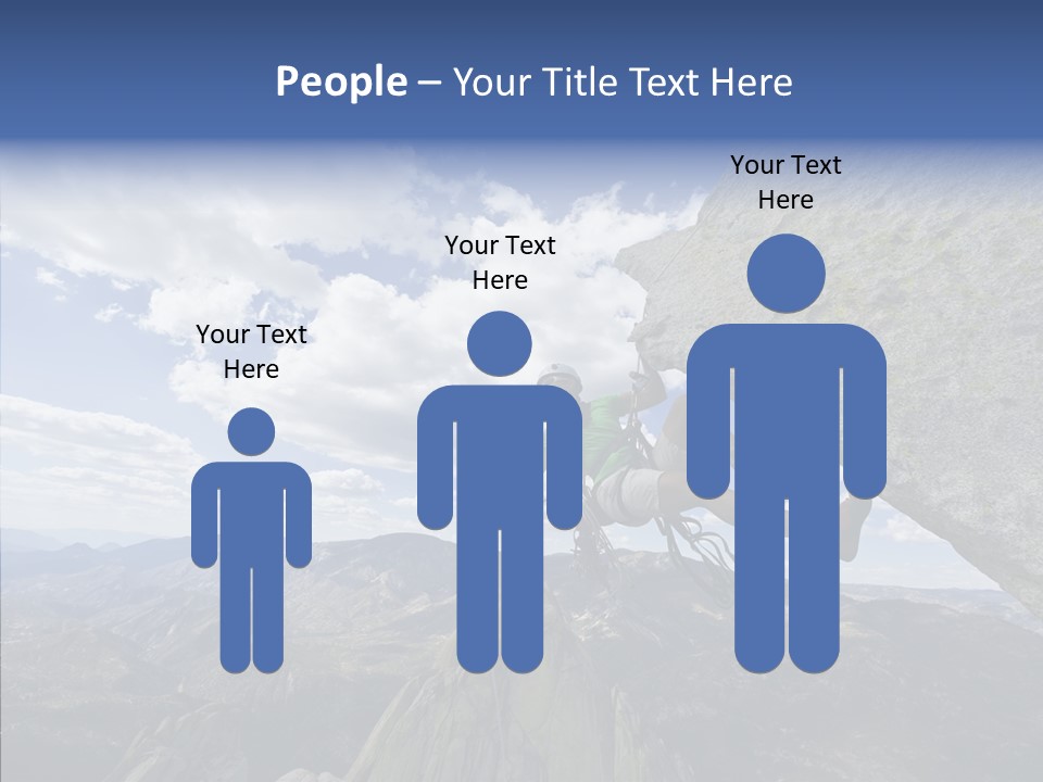 Risk Dangle Fear PowerPoint Template