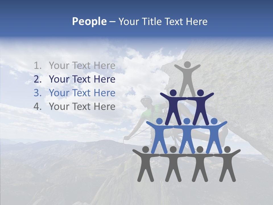 Risk Dangle Fear PowerPoint Template