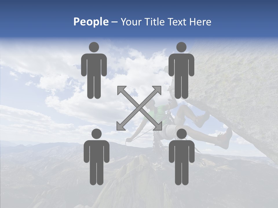 Risk Dangle Fear PowerPoint Template