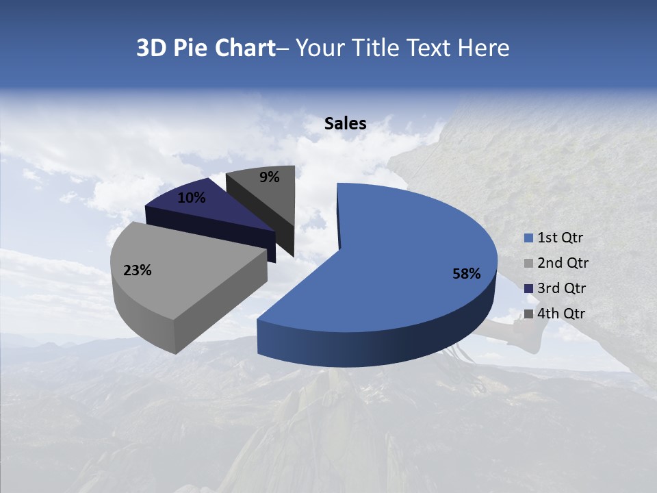 Risk Dangle Fear PowerPoint Template