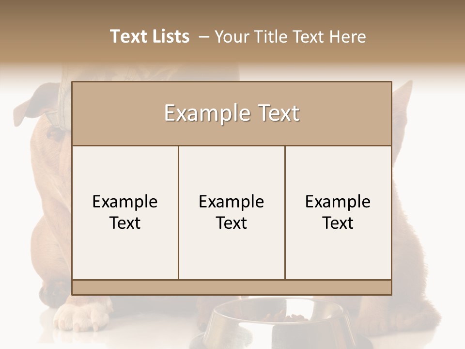 Obedient Friendly Cute PowerPoint Template