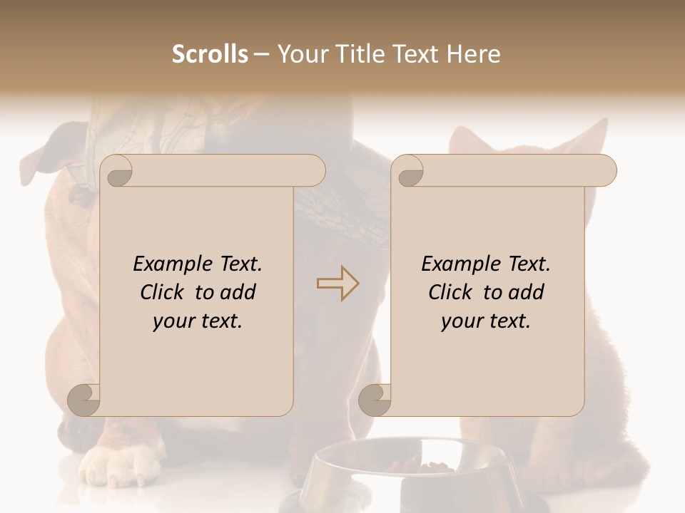 Obedient Friendly Cute PowerPoint Template
