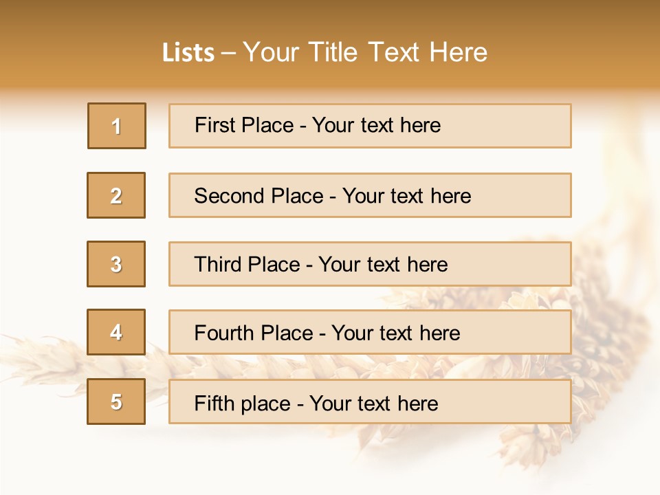 Summer Plant Harvest PowerPoint Template