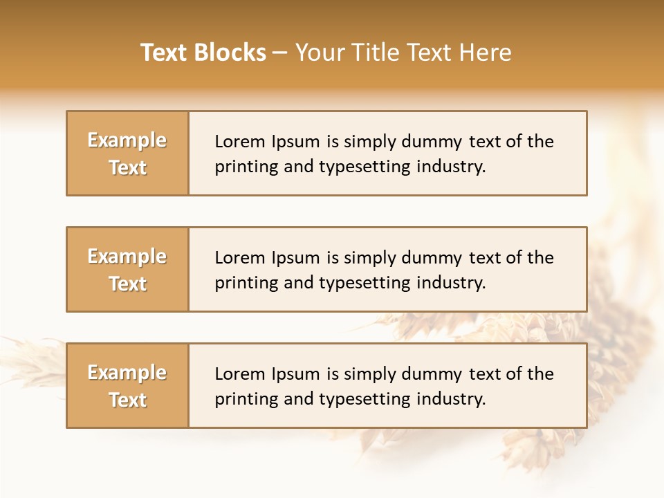 Summer Plant Harvest PowerPoint Template