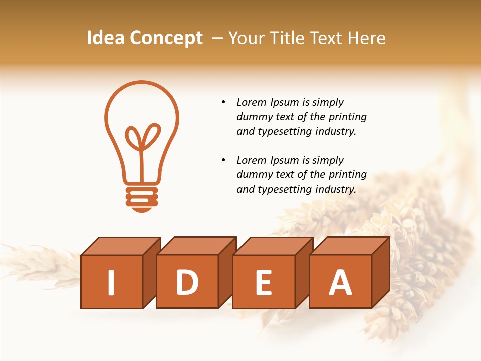 Summer Plant Harvest PowerPoint Template