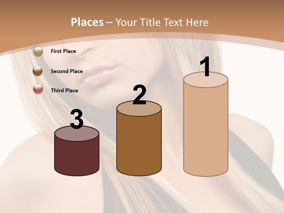 Close Up Vogue White PowerPoint Template