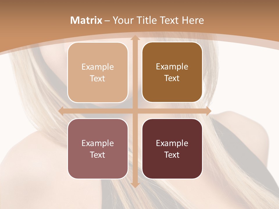 Close Up Vogue White PowerPoint Template