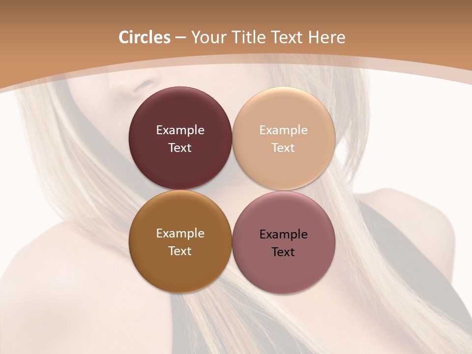 Close Up Vogue White PowerPoint Template