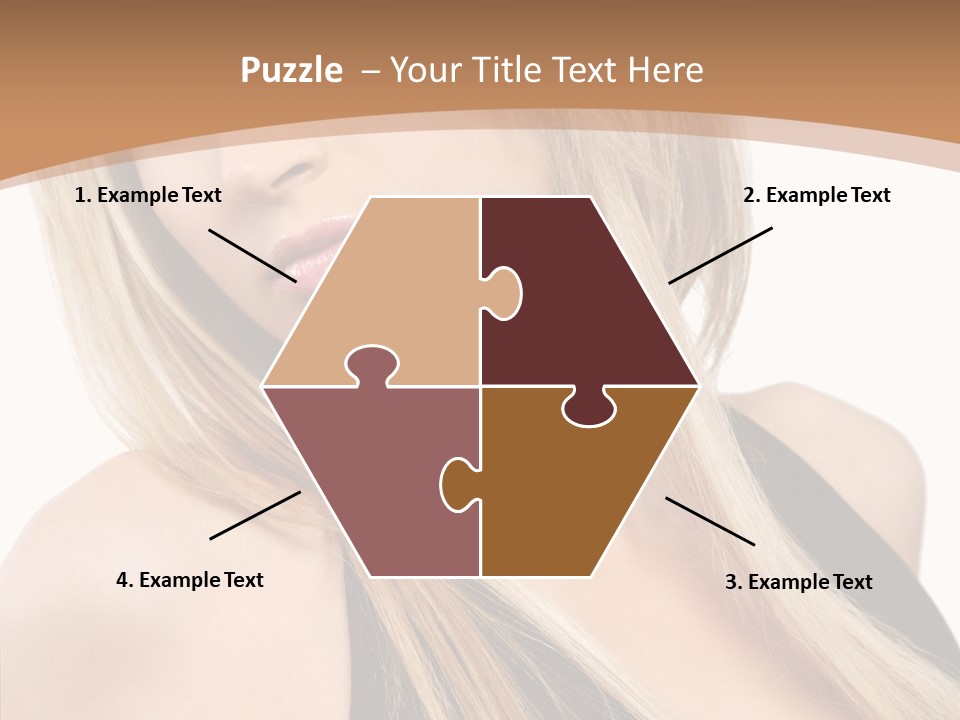 Close Up Vogue White PowerPoint Template