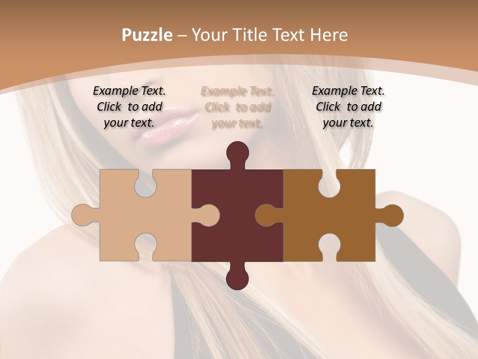 Close Up Vogue White PowerPoint Template