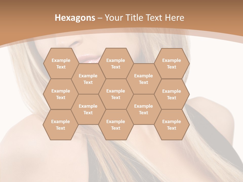 Close Up Vogue White PowerPoint Template