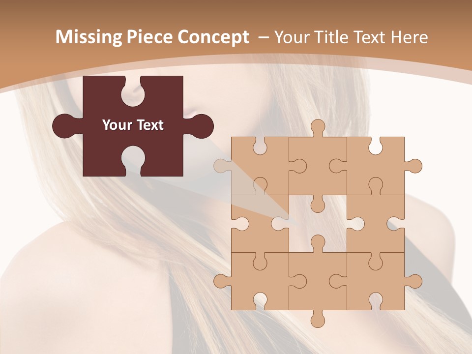 Close Up Vogue White PowerPoint Template