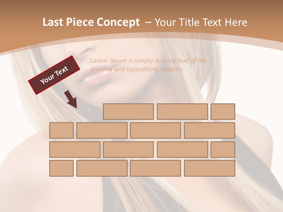 Close Up Vogue White PowerPoint Template