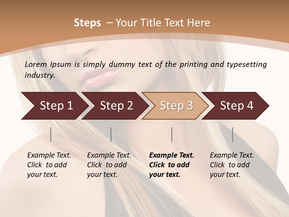 Close Up Vogue White PowerPoint Template