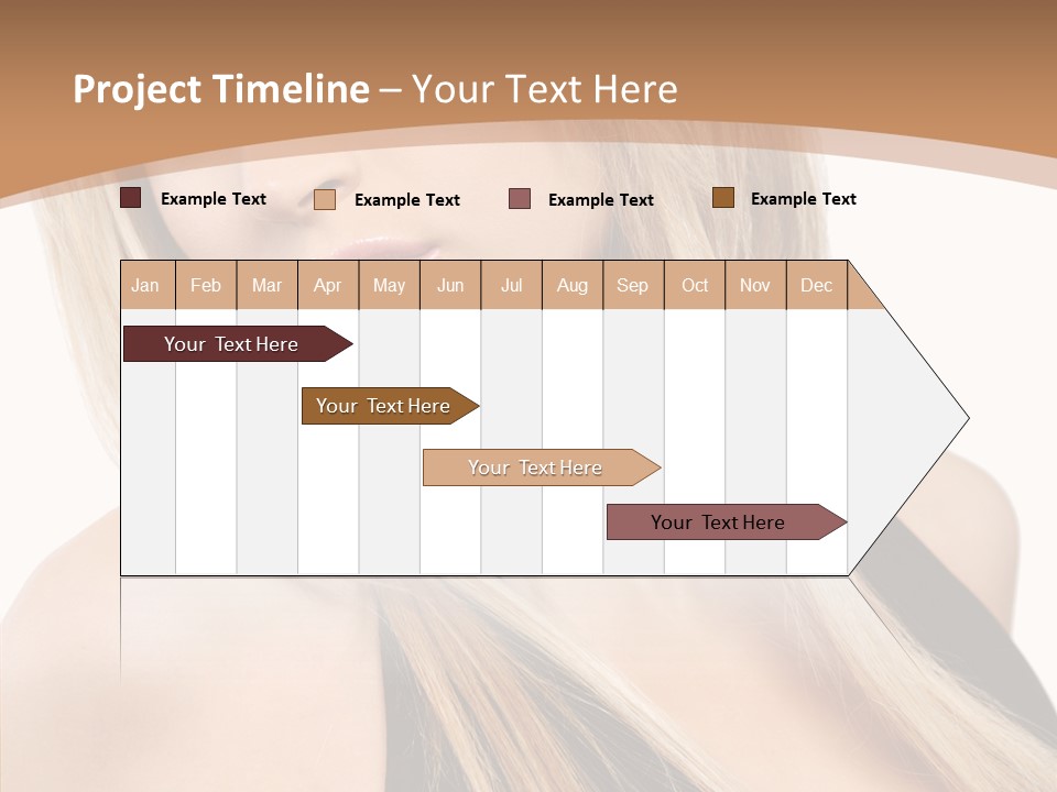 Close Up Vogue White PowerPoint Template