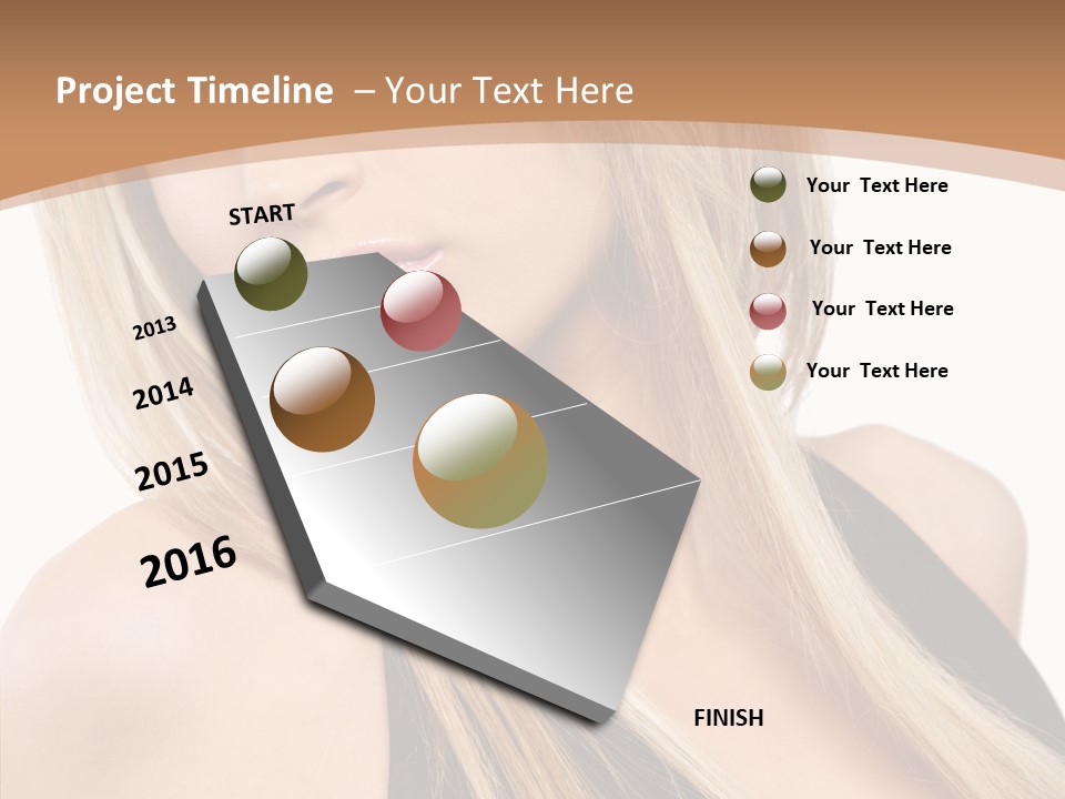 Close Up Vogue White PowerPoint Template