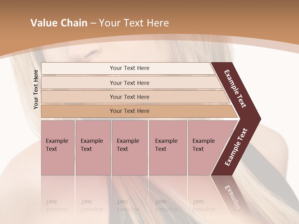 Close Up Vogue White PowerPoint Template