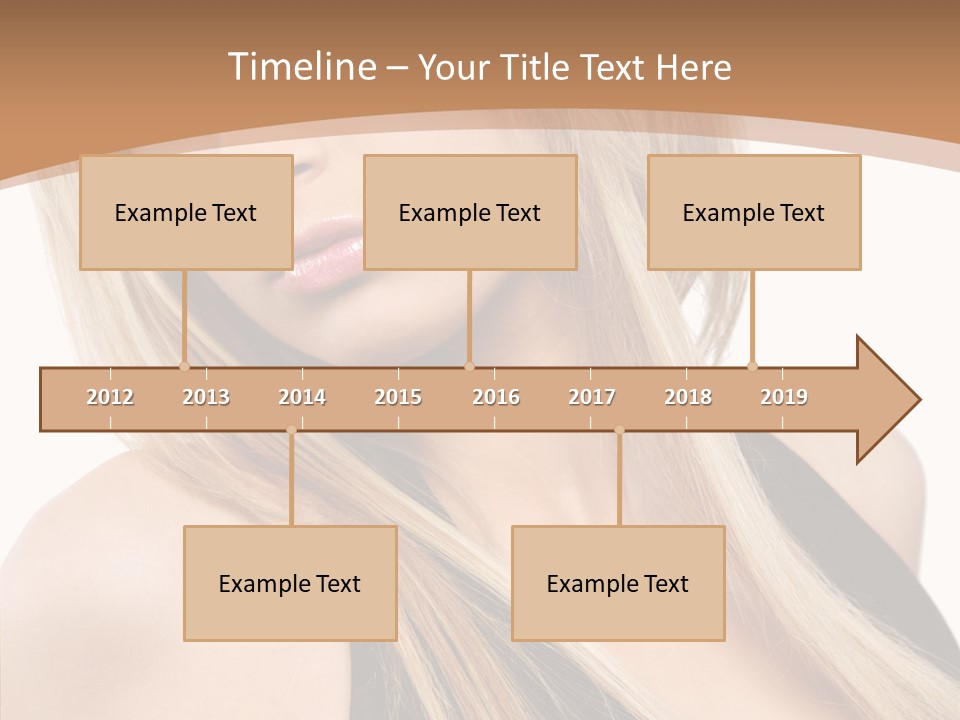 Close Up Vogue White PowerPoint Template