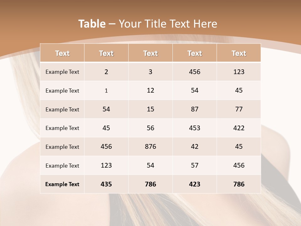 Close Up Vogue White PowerPoint Template
