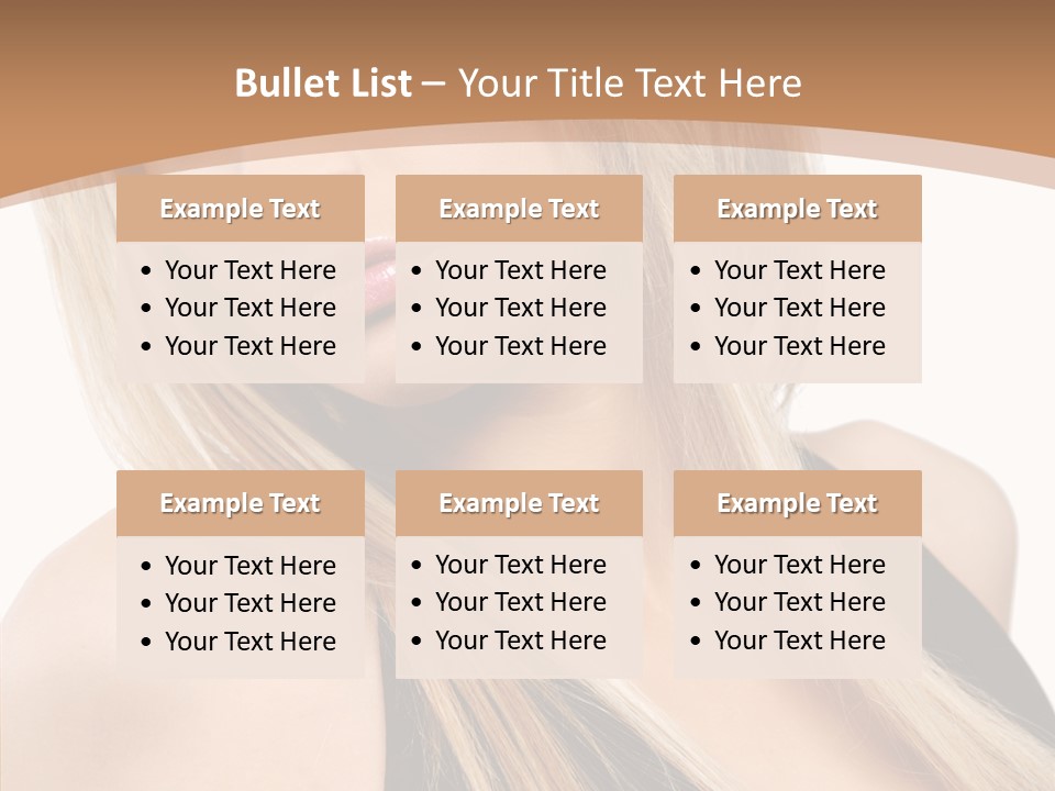 Close Up Vogue White PowerPoint Template