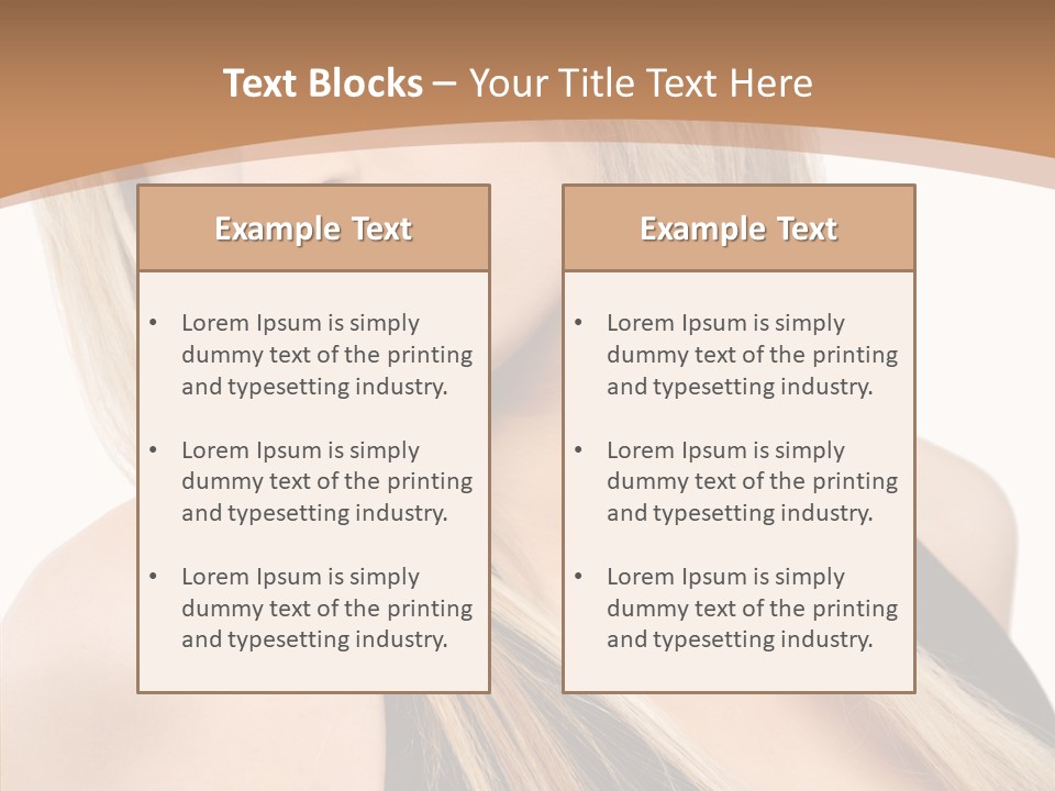 Close Up Vogue White PowerPoint Template