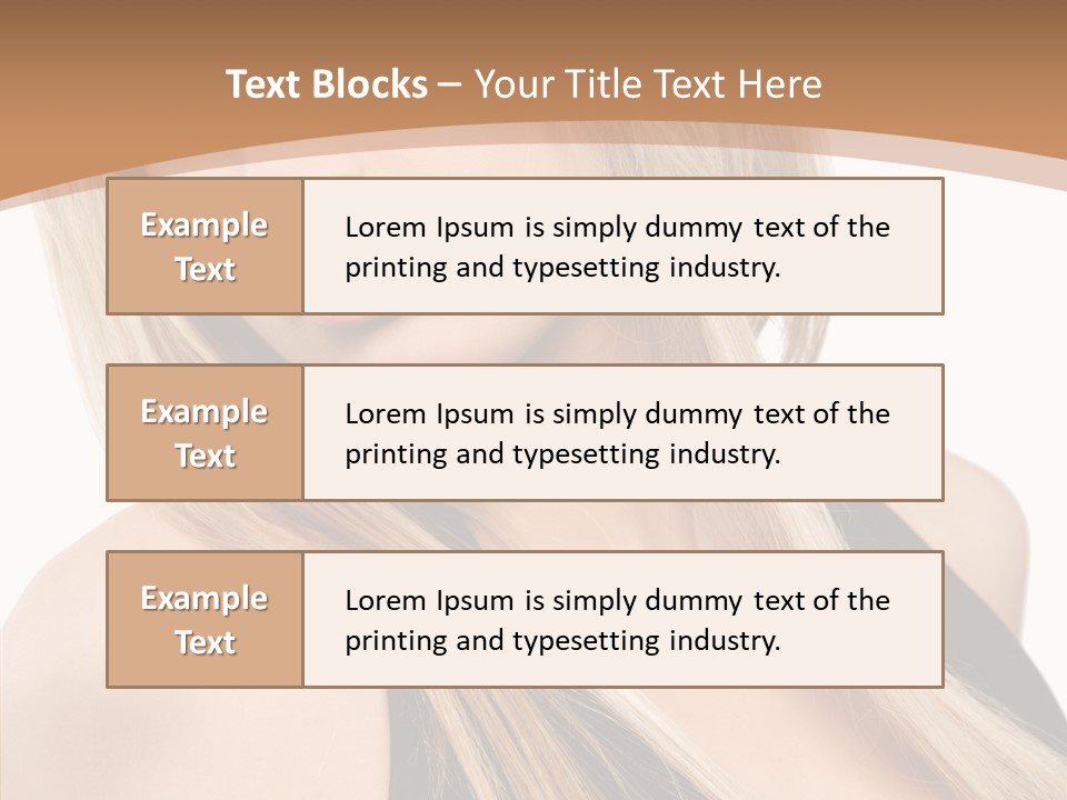 Close Up Vogue White PowerPoint Template