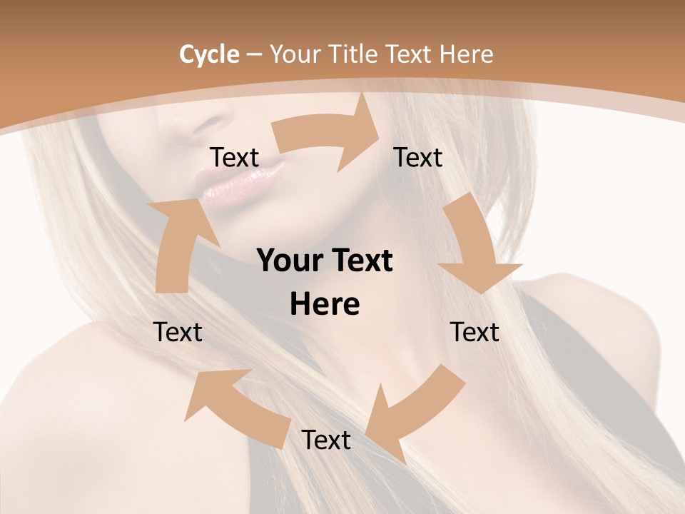 Close Up Vogue White PowerPoint Template