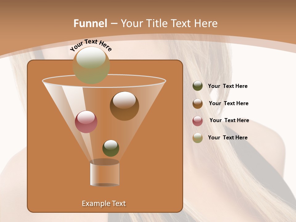Close Up Vogue White PowerPoint Template