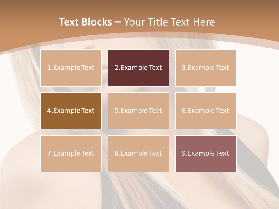 Close Up Vogue White PowerPoint Template