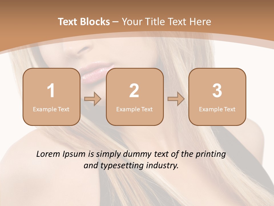 Close Up Vogue White PowerPoint Template