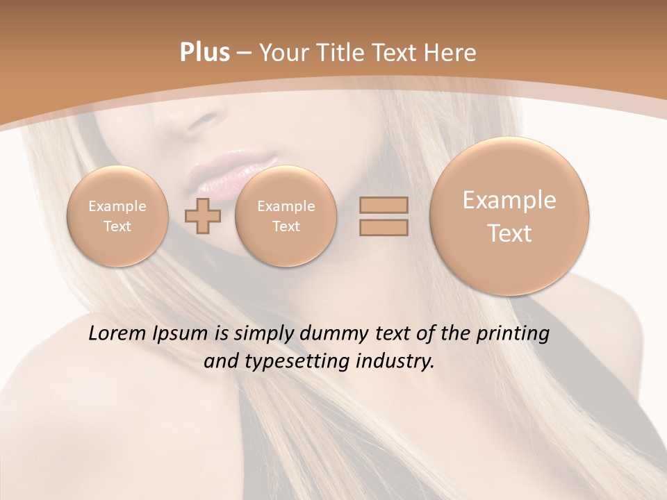 Close Up Vogue White PowerPoint Template