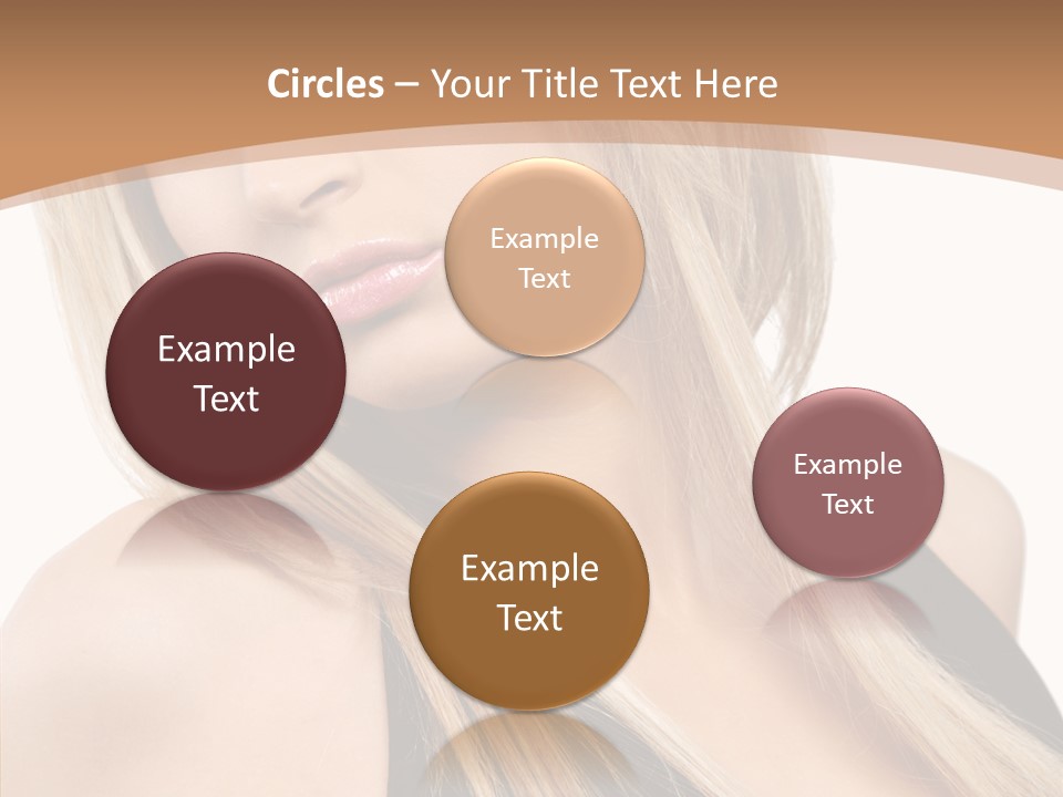 Close Up Vogue White PowerPoint Template