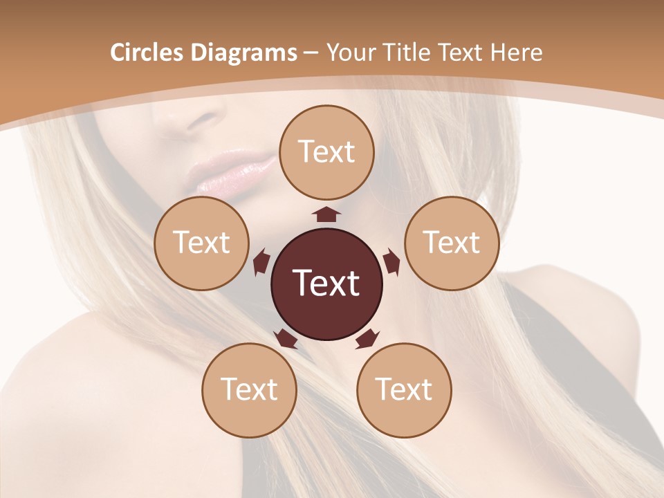 Close Up Vogue White PowerPoint Template