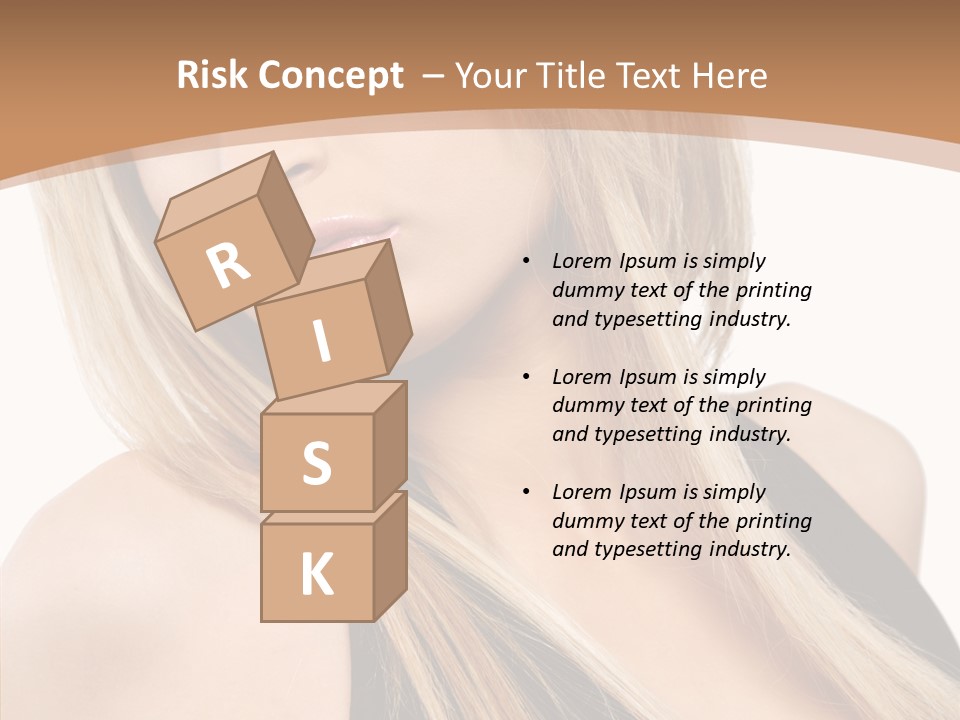 Close Up Vogue White PowerPoint Template