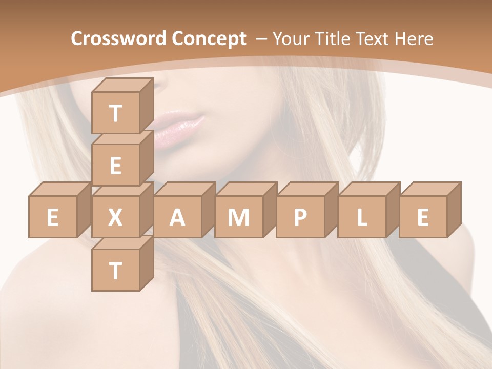 Close Up Vogue White PowerPoint Template
