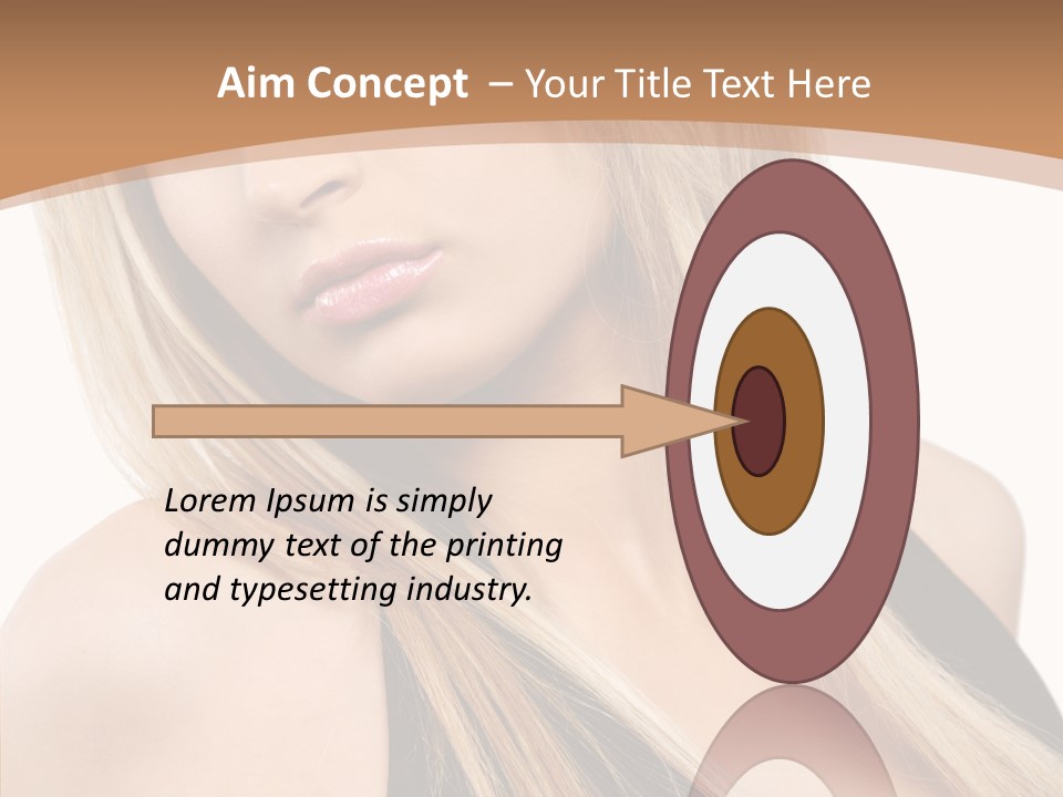 Close Up Vogue White PowerPoint Template